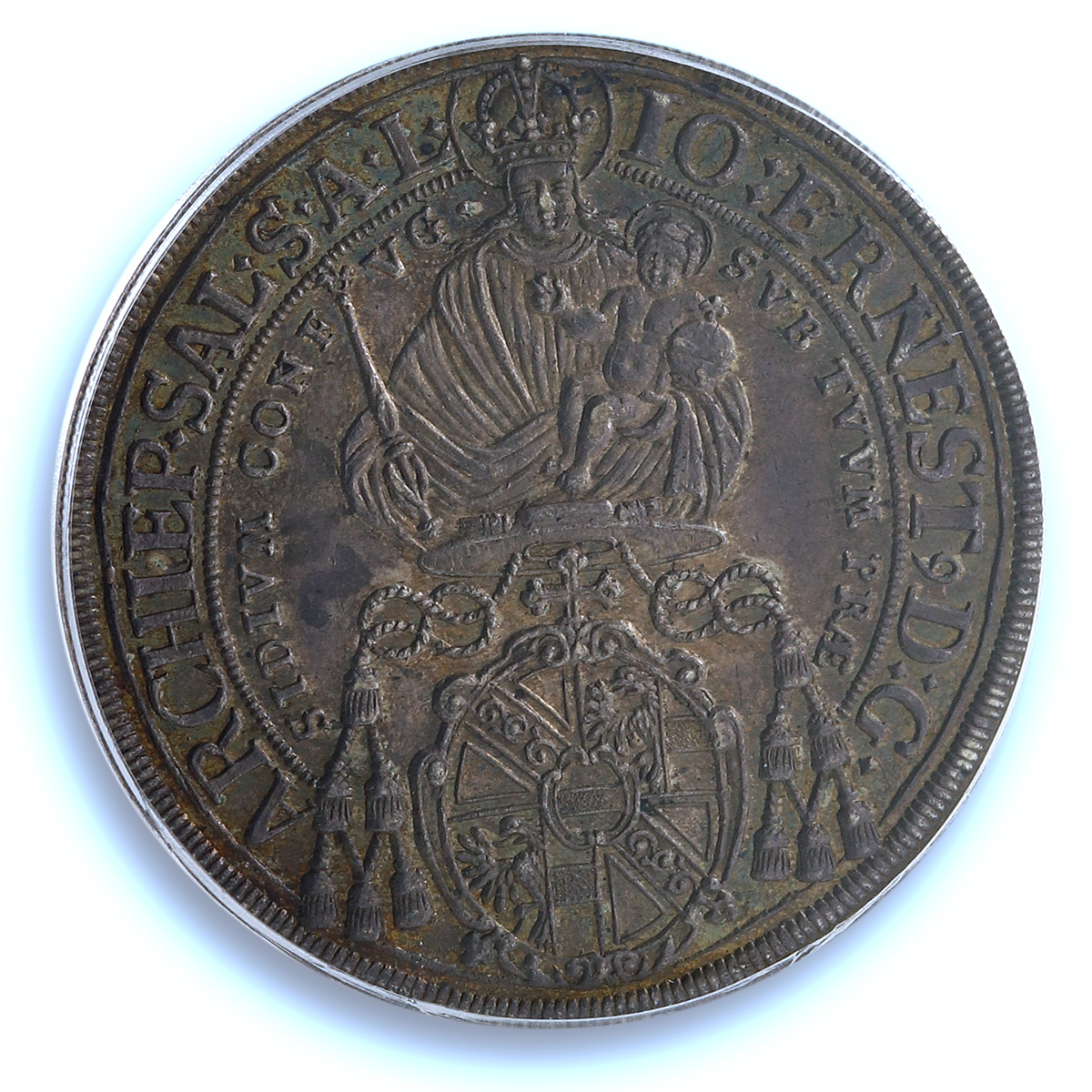 Austria Salzburg 1 thaler Johann von Thun KM-254 MS 63 PCGS silver coin 1700 Austria Salzburg 1 thaler Johann von Thun KM-254 MS 63 PCGS silver coin 1700