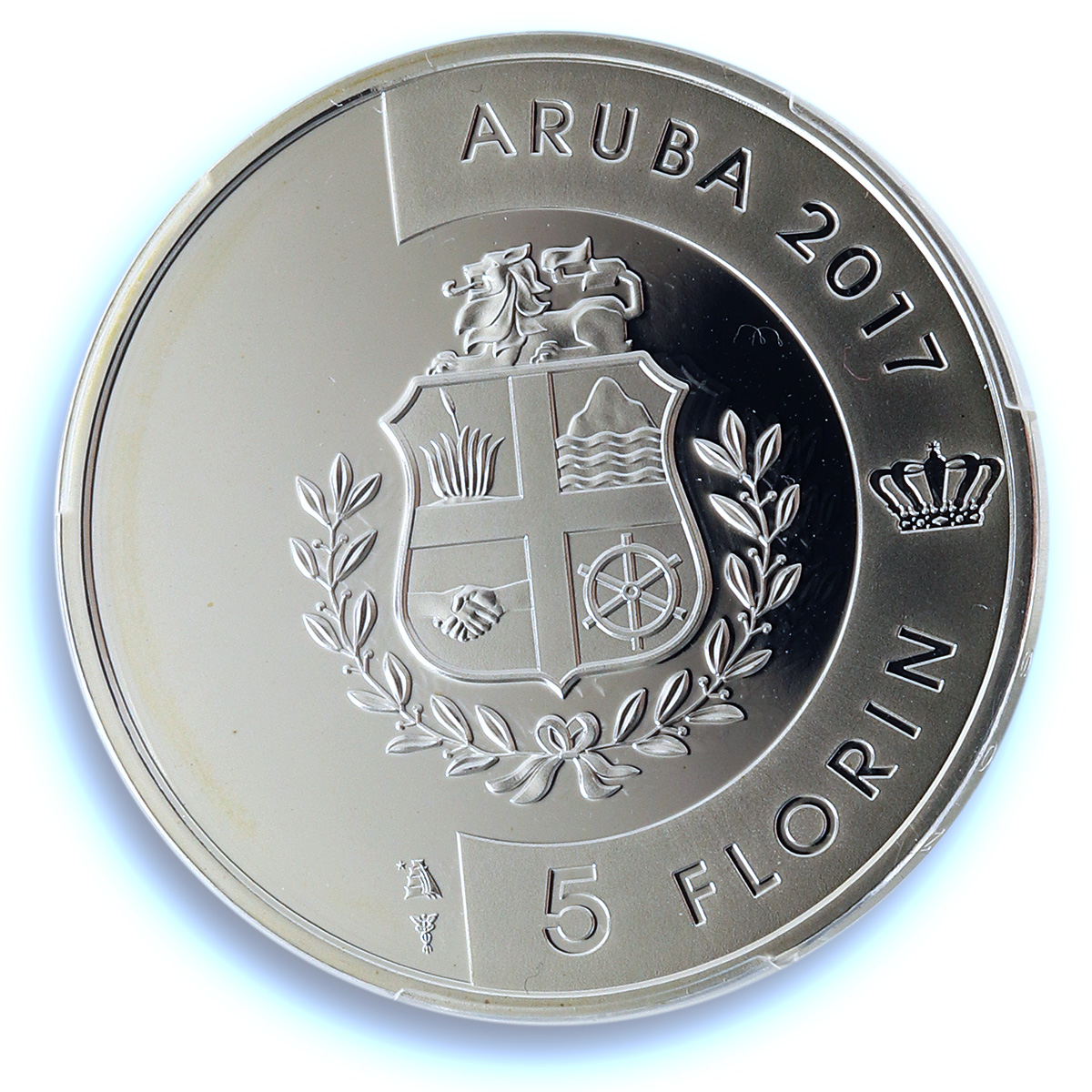 Aruba 5 florins Prikichi KM-64 Wildlife Parrot Bird PR 68 PCGS silver coin 2017 Aruba 5 florins Prikichi KM-64 Wildlife Parrot Bird PR 68 PCGS silver coin 2017