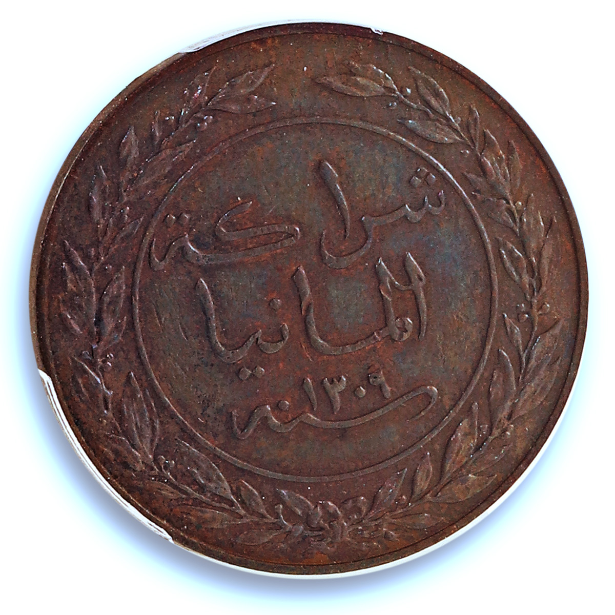 East Africa German 1 pesa Wilhelm II KM-1 J-710 MS 62 PCGS copper coin 1892 East Africa German 1 pesa Wilhelm II KM-1 J-710 MS 62 PCGS copper coin 1892