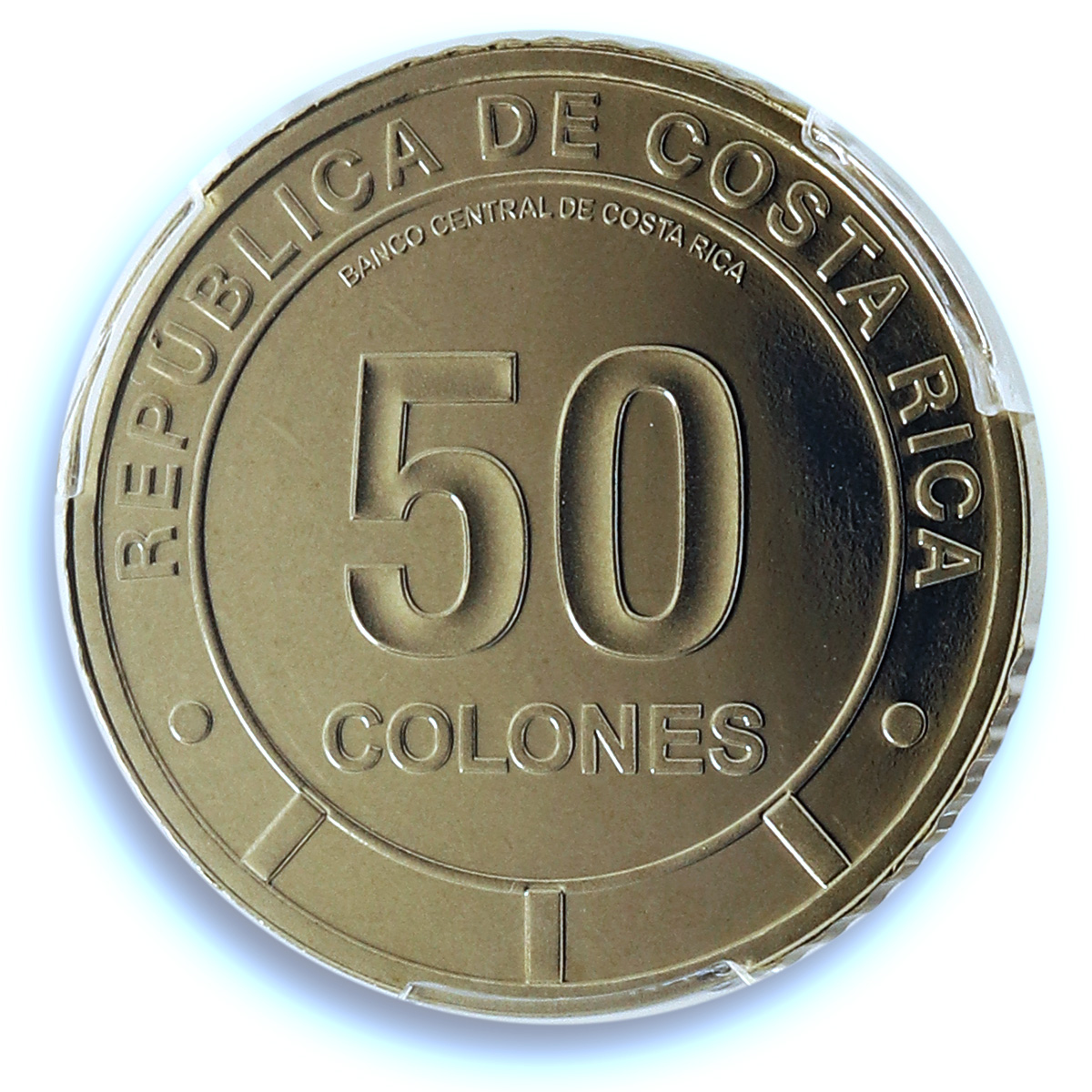 Costa Rica 50 colones Cottontail Rabbit KM-248 Fauna PR69 PCGS NiBrass coin 2023 Costa Rica 50 colones Cottontail Rabbit KM-248 Fauna PR69 PCGS NiBrass coin 2023