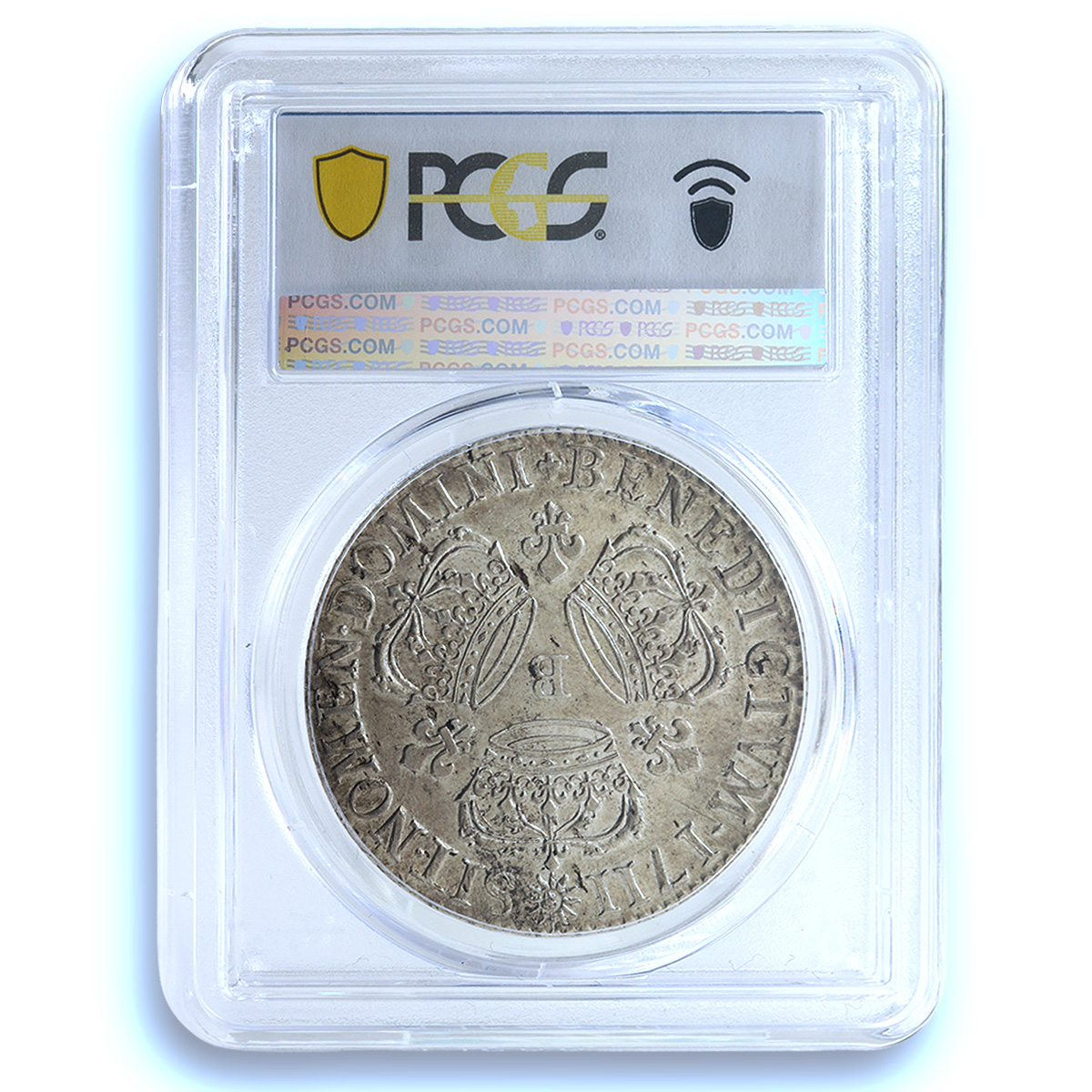 France 1 ecu Louis XIV Rouen Mint Gad-229 AU PCGS silver coin 1711 B France 1 ecu Louis XIV Rouen Mint Gad-229 AU PCGS silver coin 1711 B