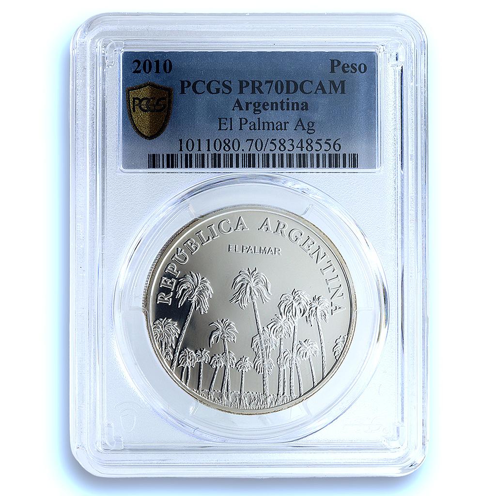 Argentina 1 peso El Palmar KM-163 May Revolution PR 70 PCGS silver coin 2010 Argentina 1 peso El Palmar KM-163 May Revolution PR 70 PCGS silver coin 2010
