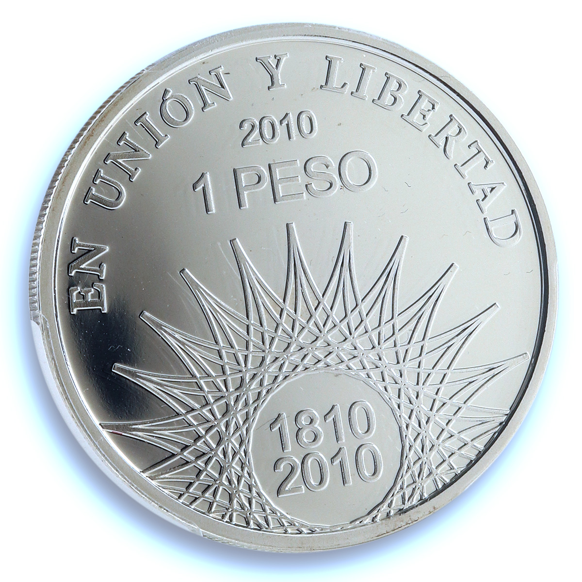 Argentina 1 peso El Palmar KM-163 May Revolution PR 70 PCGS silver coin 2010 Argentina 1 peso El Palmar KM-163 May Revolution PR 70 PCGS silver coin 2010
