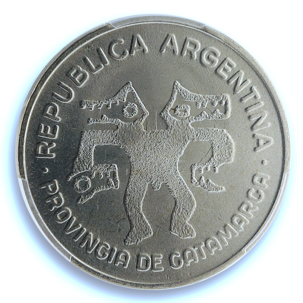 Argentina Catamarca "1 Korona" Token Aguada Culture Crown MS 63 PCGS silver 1991 Argentina Catamarca "1 Korona" Token Aguada Culture Crown MS 63 PCGS silver 1991