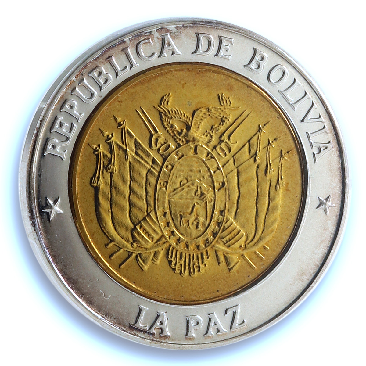 Bolivia Revolution Independence La Paz Anniversary MS 68 PCGS bimetal medal 2009
