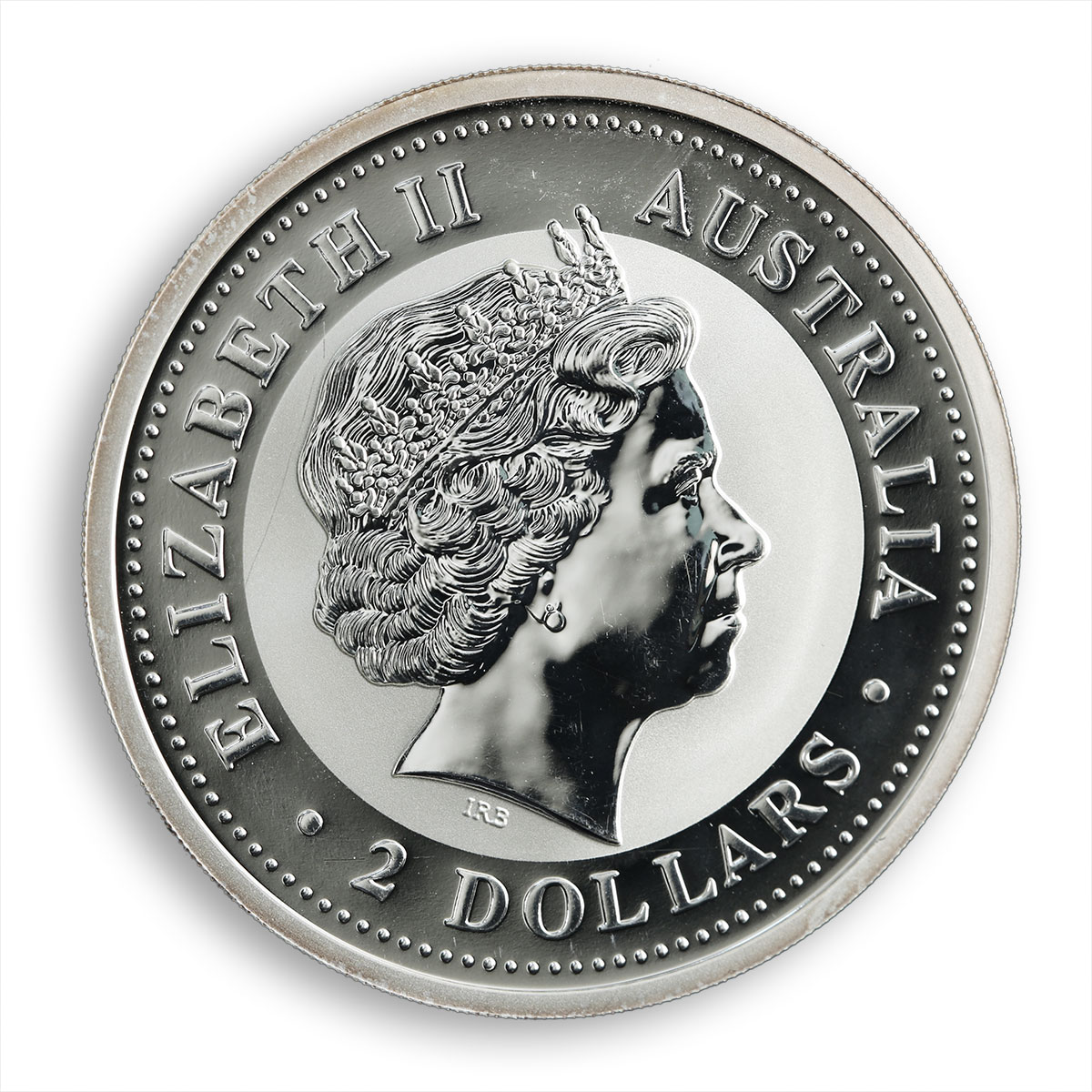 Australia 2 dollars Year of The Goat Lunar Series I 2 oz Silver Coin 2003