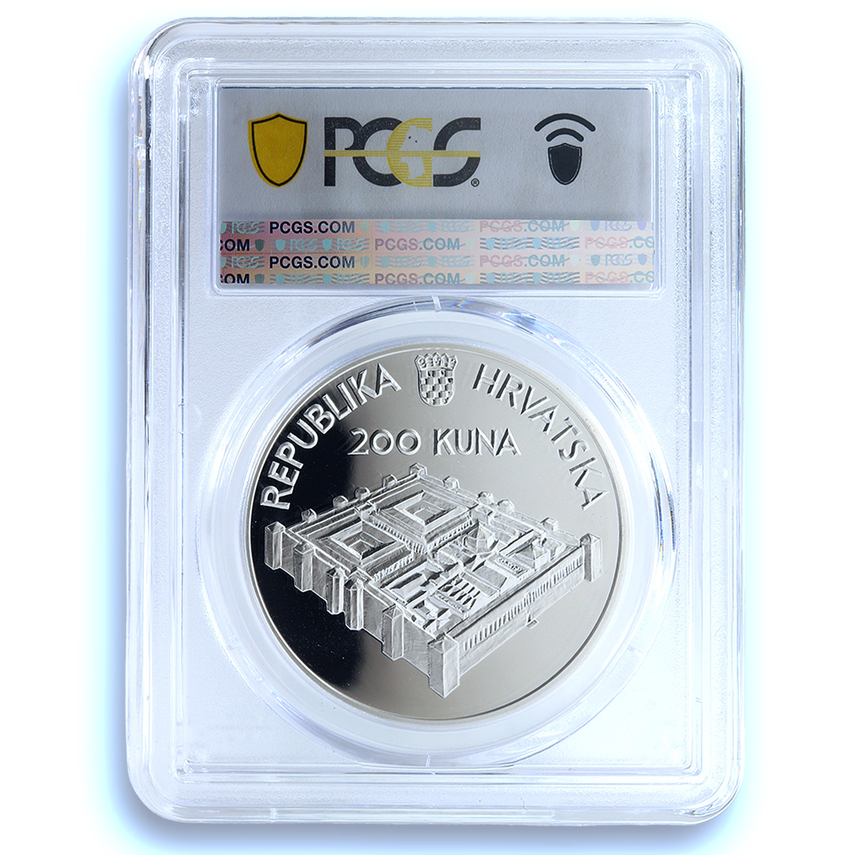 Croatia 200 kuna Split Founding KM-51 Spalatum City PR 70 PCGS silver coin 1995
