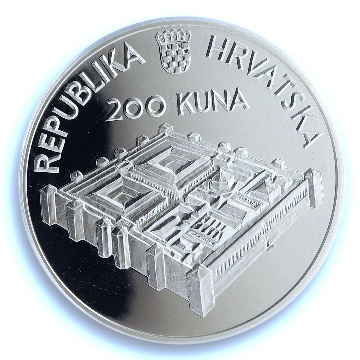 Croatia 200 kuna Split Founding KM-51 Spalatum City PR 70 PCGS silver coin 1995