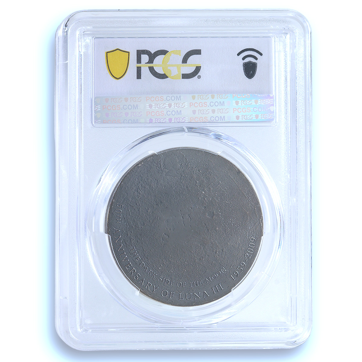 Cook Is. 5 dollars Moon KM-680 Space Apollo 11 Luna III MS 70 PCGS Ag coin 2009