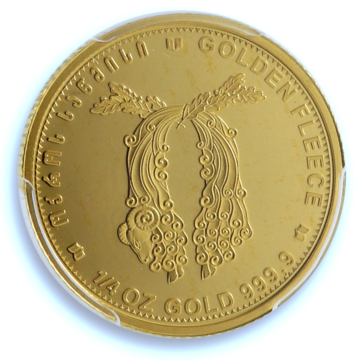 Georgia 25 lari Golden Fleece KM-97 Mythology Ship PR 69 PCGS gold coin 2008 Georgia 25 lari Golden Fleece KM-97 Mythology Ship PR 69 PCGS gold coin 2008