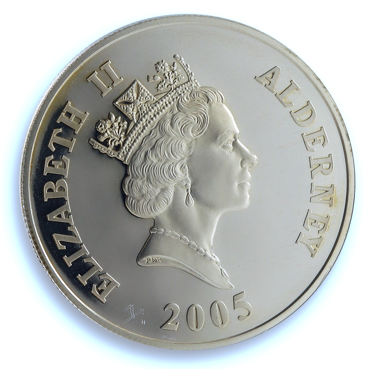 Alderney 5 pounds Trafalgar Coloured KM-79a Flags PR 70 PCGS silver coin 2005 Alderney 5 pounds Trafalgar Coloured KM-79a Flags PR 70 PCGS silver coin 2005