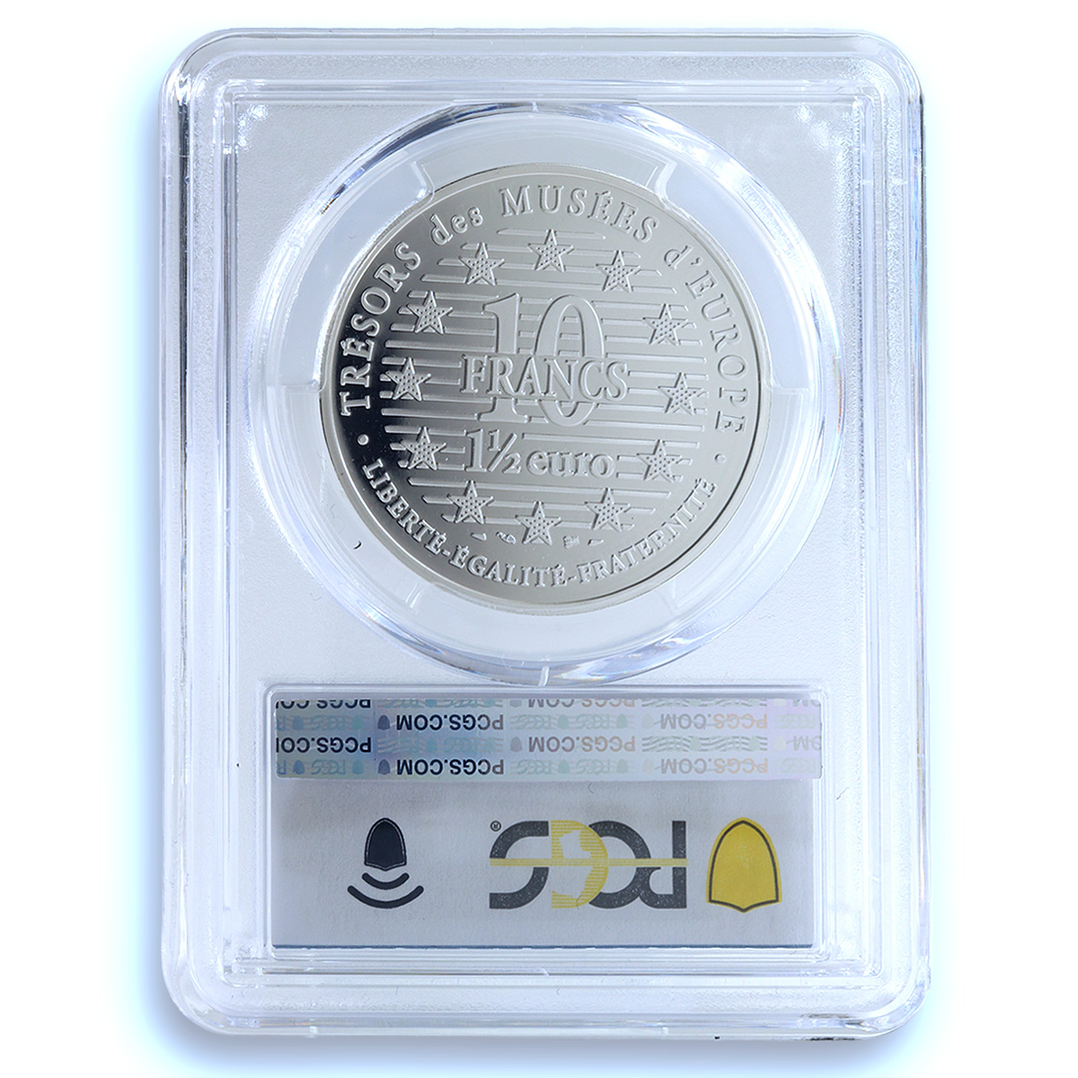 France 10 francs 1 1/2 euro Le Baiser Kiss Klimt Art PR 70 PCGS silver coin 1997 France 10 francs 1 1/2 euro Le Baiser Kiss Klimt Art PR 70 PCGS silver coin 1997
