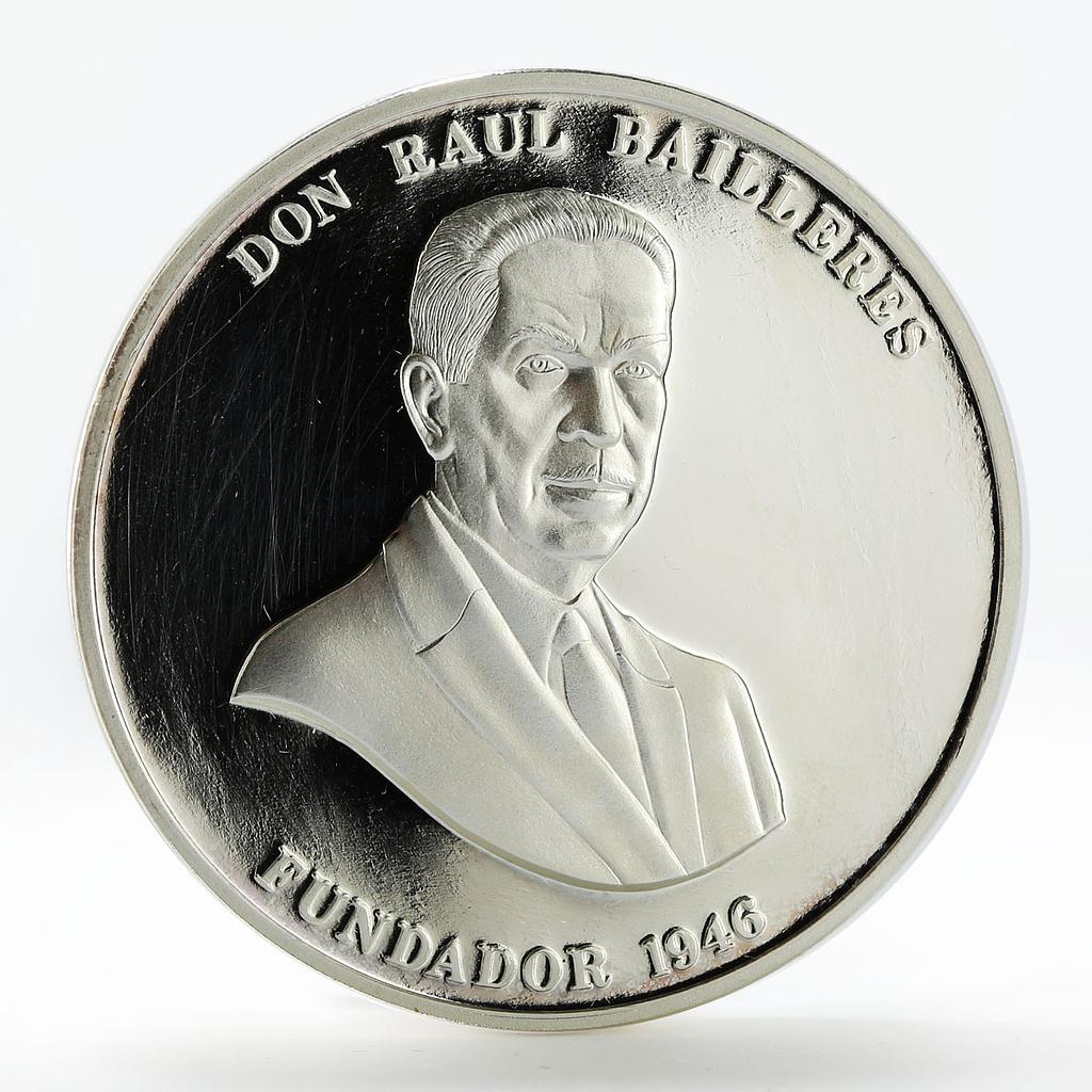 Mexico Don Raul Bailleres ITAM proof silver token