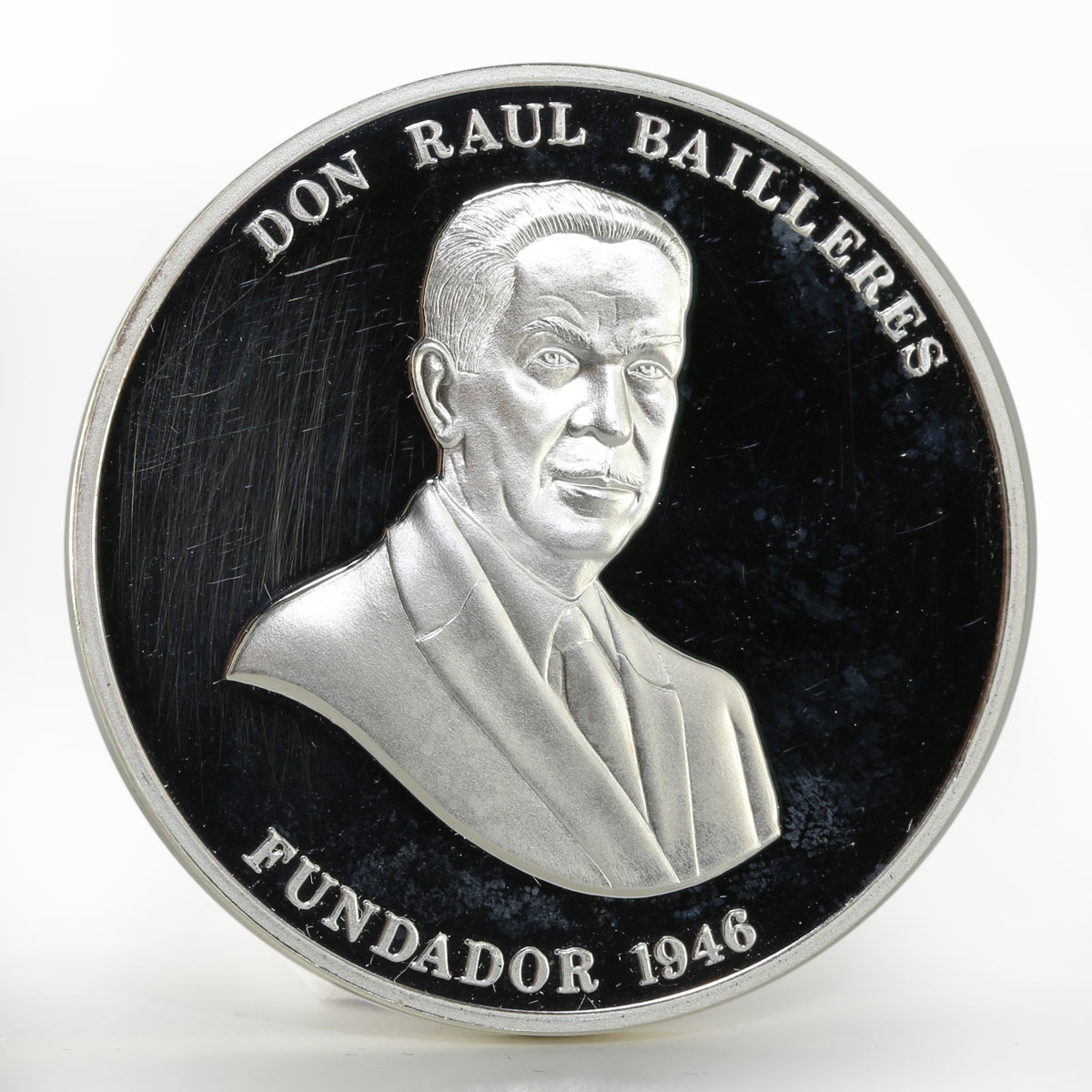Mexico Don Raul Bailleres ITAM proof silver token