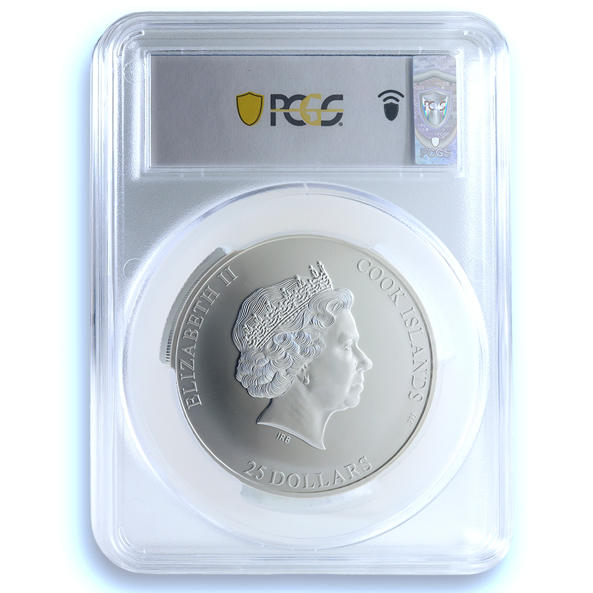 Cook Islands 25 dollars Denali Alaska 7 Summits MS 70 PCGS 5 oz silver coin 2016