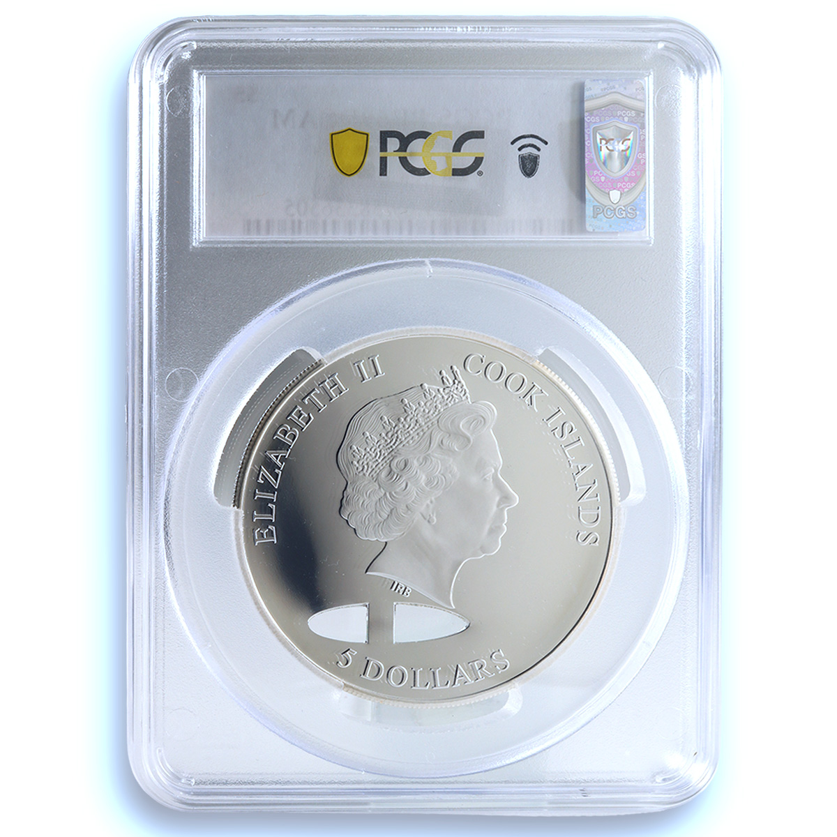 Cook Islands 5 dollars Hole in One PGA Tour Golf PL 69 PCGS silver coin 2013 Cook Islands 5 dollars Hole in One PGA Tour Golf PL 69 PCGS silver coin 2013