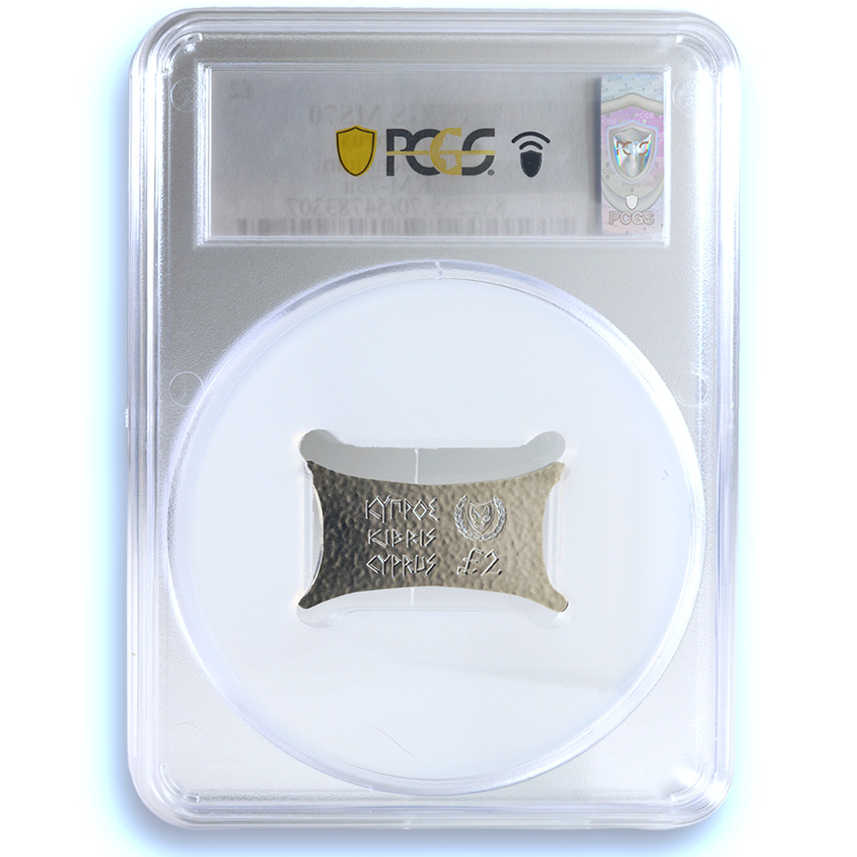 Cyprus 2 pounds Millennium KM-73a MS 70 PCGS silver coin 2000 Cyprus 2 pounds Millennium KM-73a MS 70 PCGS silver coin 2000