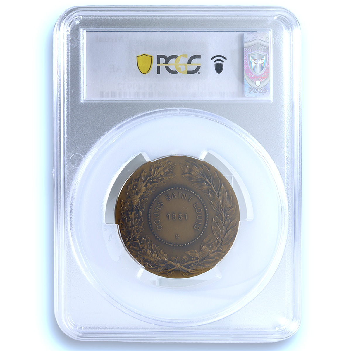 France Colonial Expo Indochine Cambodia Angkor Wat MS 64 PCGS bronze medal 1931 France Colonial Expo Indochine Cambodia Angkor Wat MS 64 PCGS bronze medal 1931