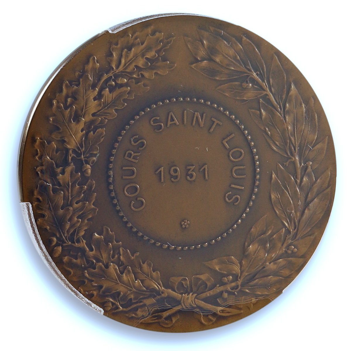 France Colonial Expo Indochine Cambodia Angkor Wat MS 64 PCGS bronze medal 1931 France Colonial Expo Indochine Cambodia Angkor Wat MS 64 PCGS bronze medal 1931