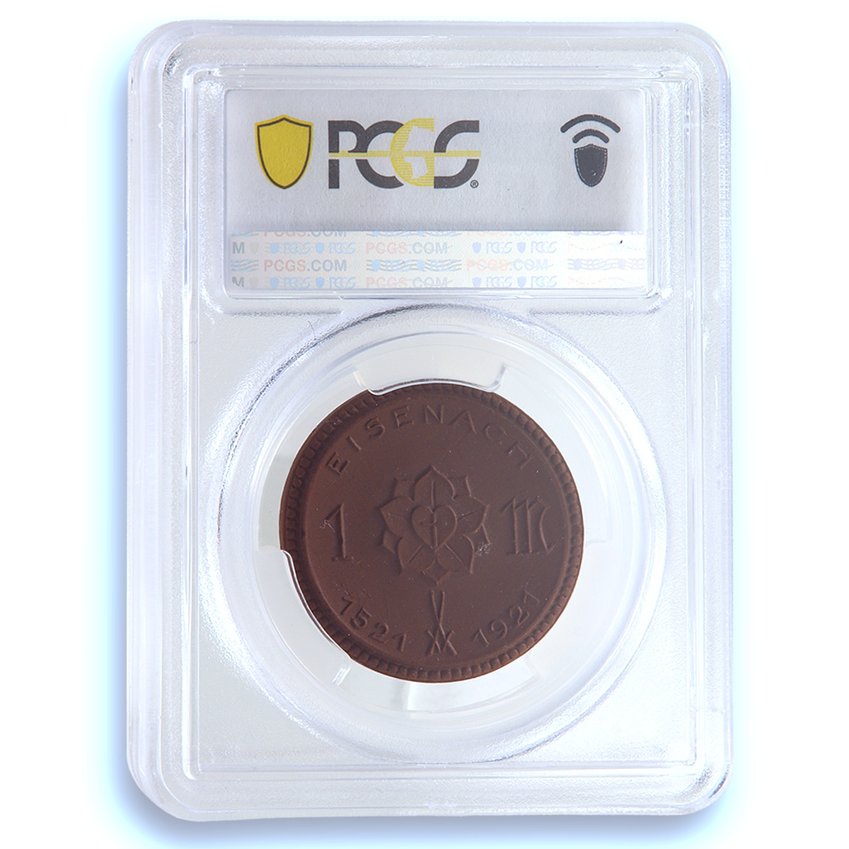Germany Weimar Eisenach 1 mark Martin Luther Scheuch-110 MS 65 PCGS coin 1921 Germany Weimar Eisenach 1 mark Martin Luther Scheuch-110 MS 65 PCGS coin 1921