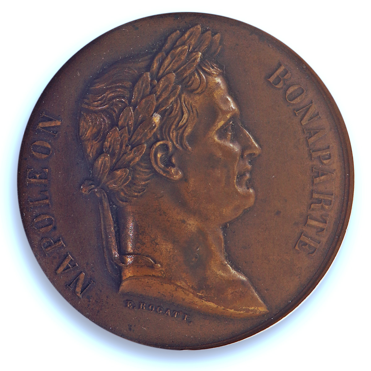 France Napoleon Waterloo 1815 Restrike Bramsen-1636 Rogat MS 63 PCGS medal 1880 France Napoleon Waterloo 1815 Restrike Bramsen-1636 Rogat MS 63 PCGS medal 1880