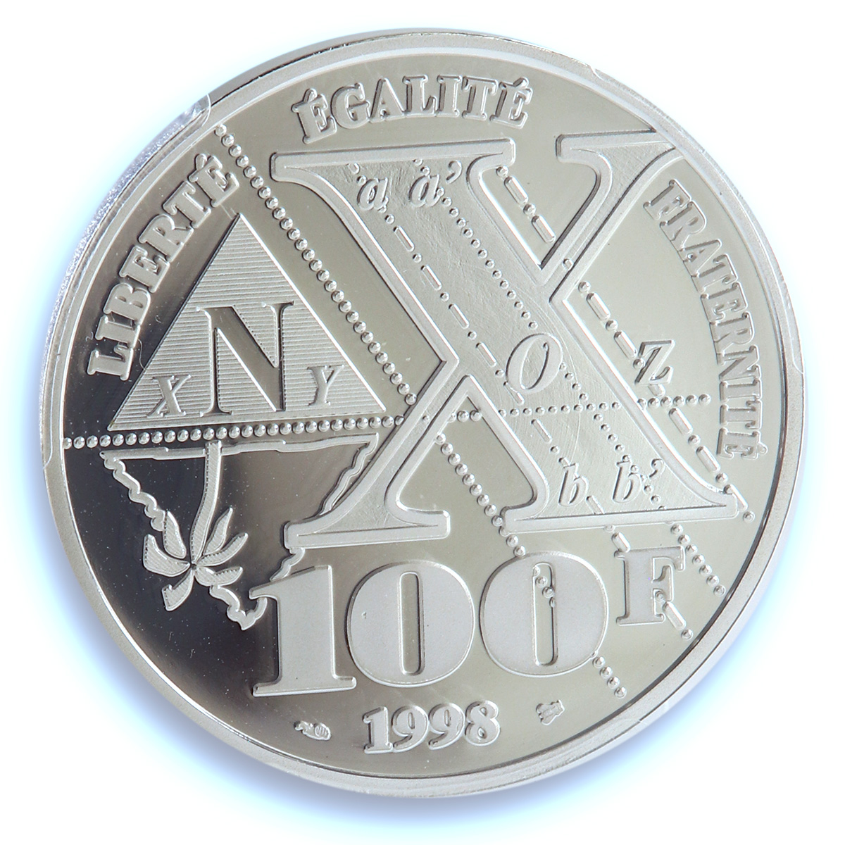 France 100 francs Gaspard Monge KM-1203 Science PR 69 PCGS silver coin 1998 France 100 francs Gaspard Monge KM-1203 Science PR 69 PCGS silver coin 1998