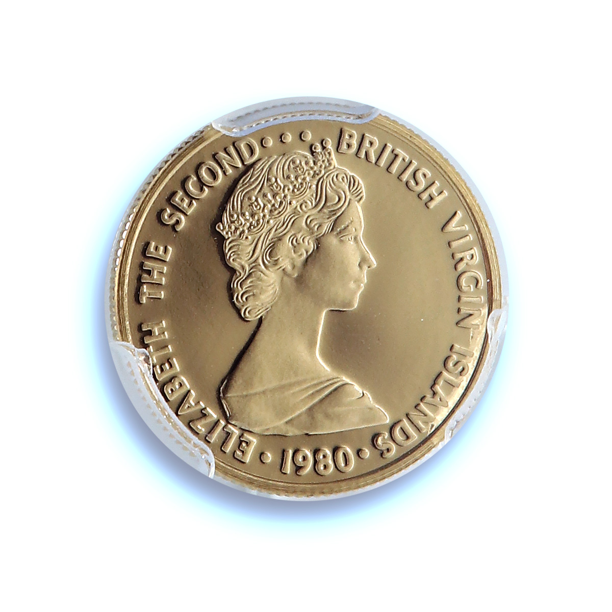 British Virgin Is. 50 dollars Golden Dove KM-28 Bird PR 70 PCGS gold coin 1980 British Virgin Is. 50 dollars Golden Dove KM-28 Bird PR 70 PCGS gold coin 1980