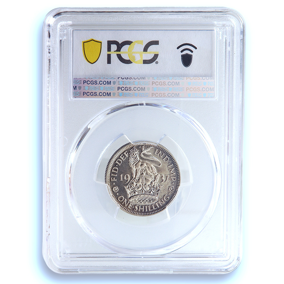 Great Britain 1 shilling George VI KM-853 S-4082 English PR 66 PCGS Ag coin 1937 Great Britain 1 shilling George VI KM-853 S-4082 English PR 66 PCGS Ag coin 1937