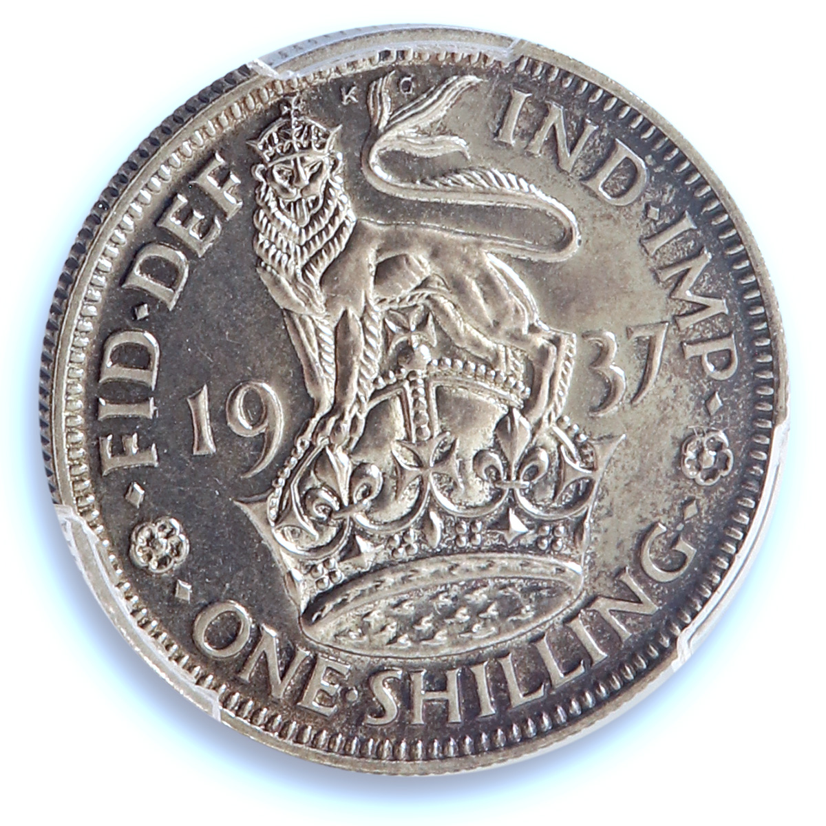 Great Britain 1 shilling George VI KM-853 S-4082 English PR 66 PCGS Ag coin 1937 Great Britain 1 shilling George VI KM-853 S-4082 English PR 66 PCGS Ag coin 1937