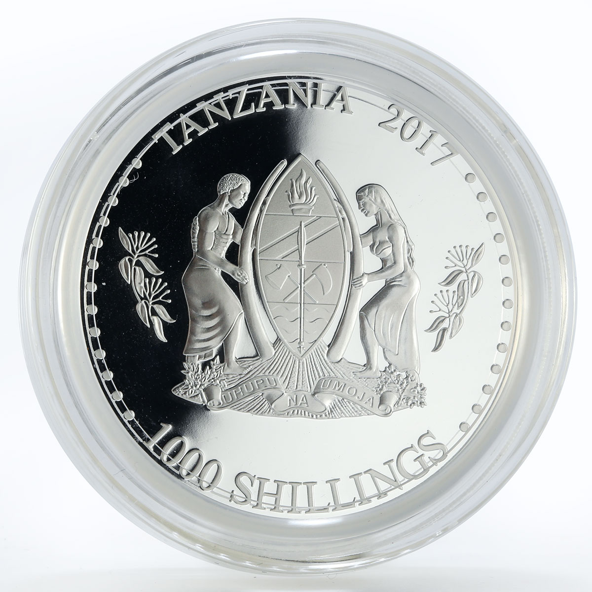 Tanzania set 2 coins Evolution of the Calendar colored silver 2017