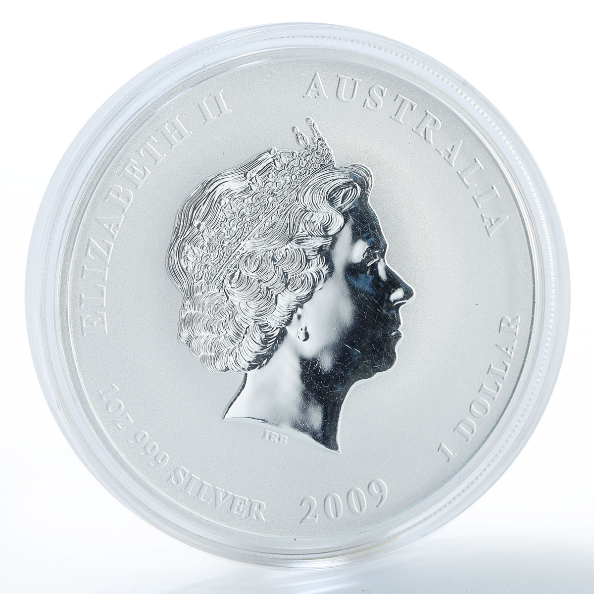 Australia, 1 dollar, Year of the Ox, Lunar, Series II silver gilded, 2009