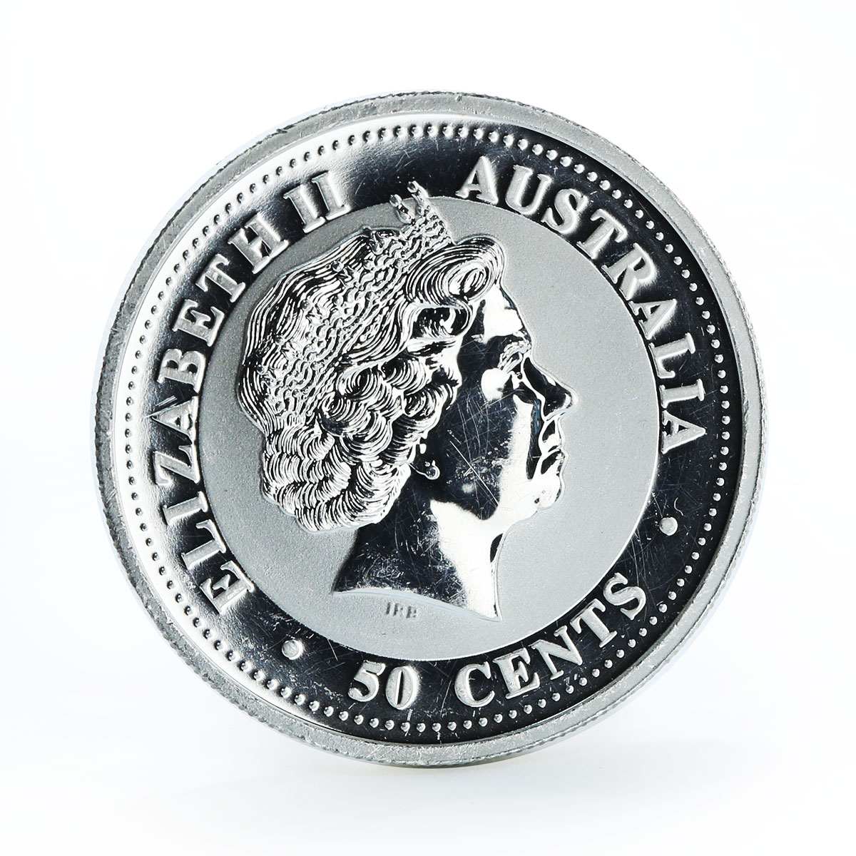 Australia 50 cents Year of The Pig Lunar Calendar Series I silver 2007