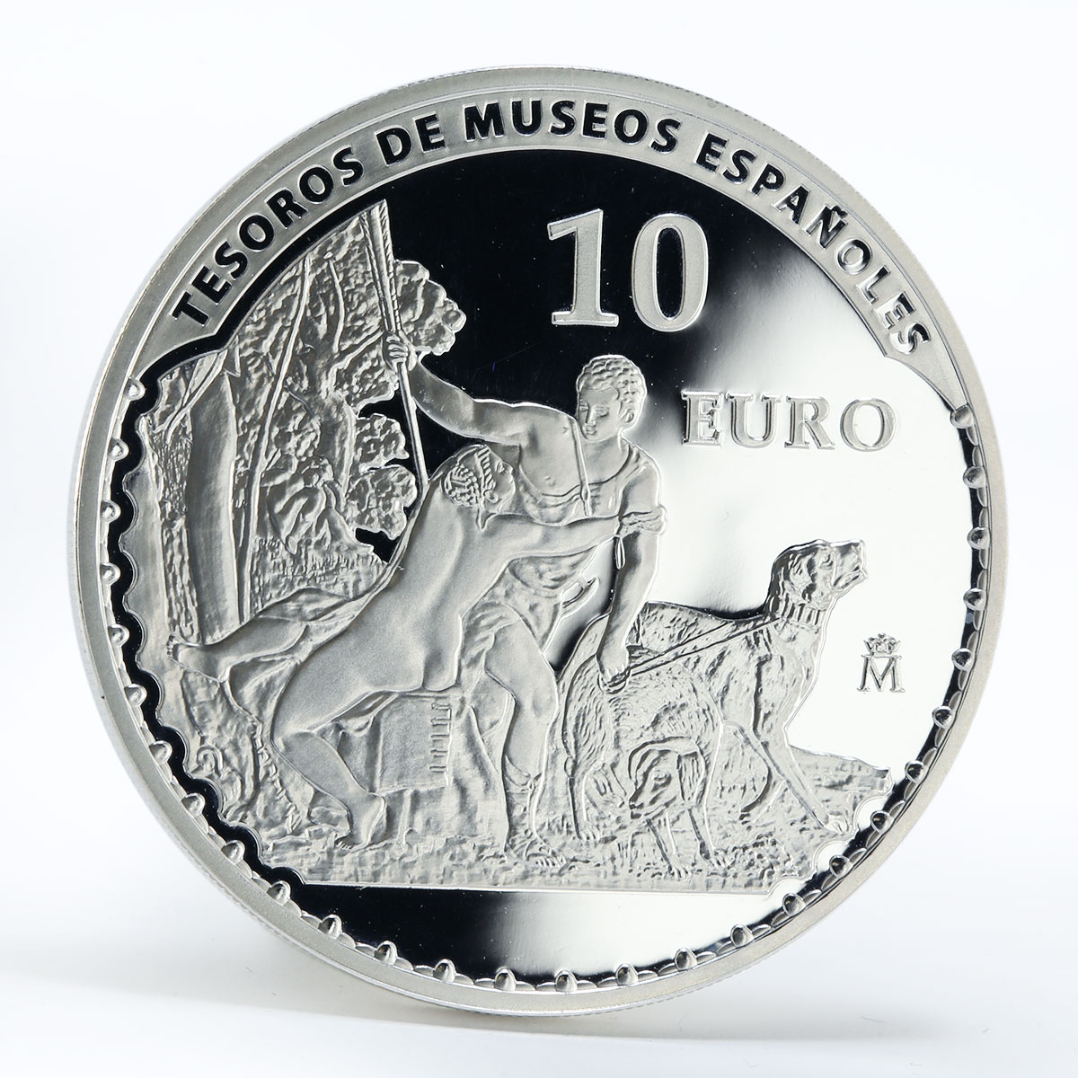 Spain 10 euro Museum - Tiziano proof silver coin 2013