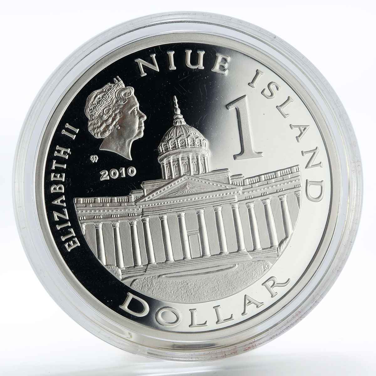 Niue set 2 coins M. Kutuzov and N. Bonararte colored proof silver 2010