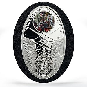Niue 1 dollar St. Vitus Cathedral Prague proof silver coin 2011
