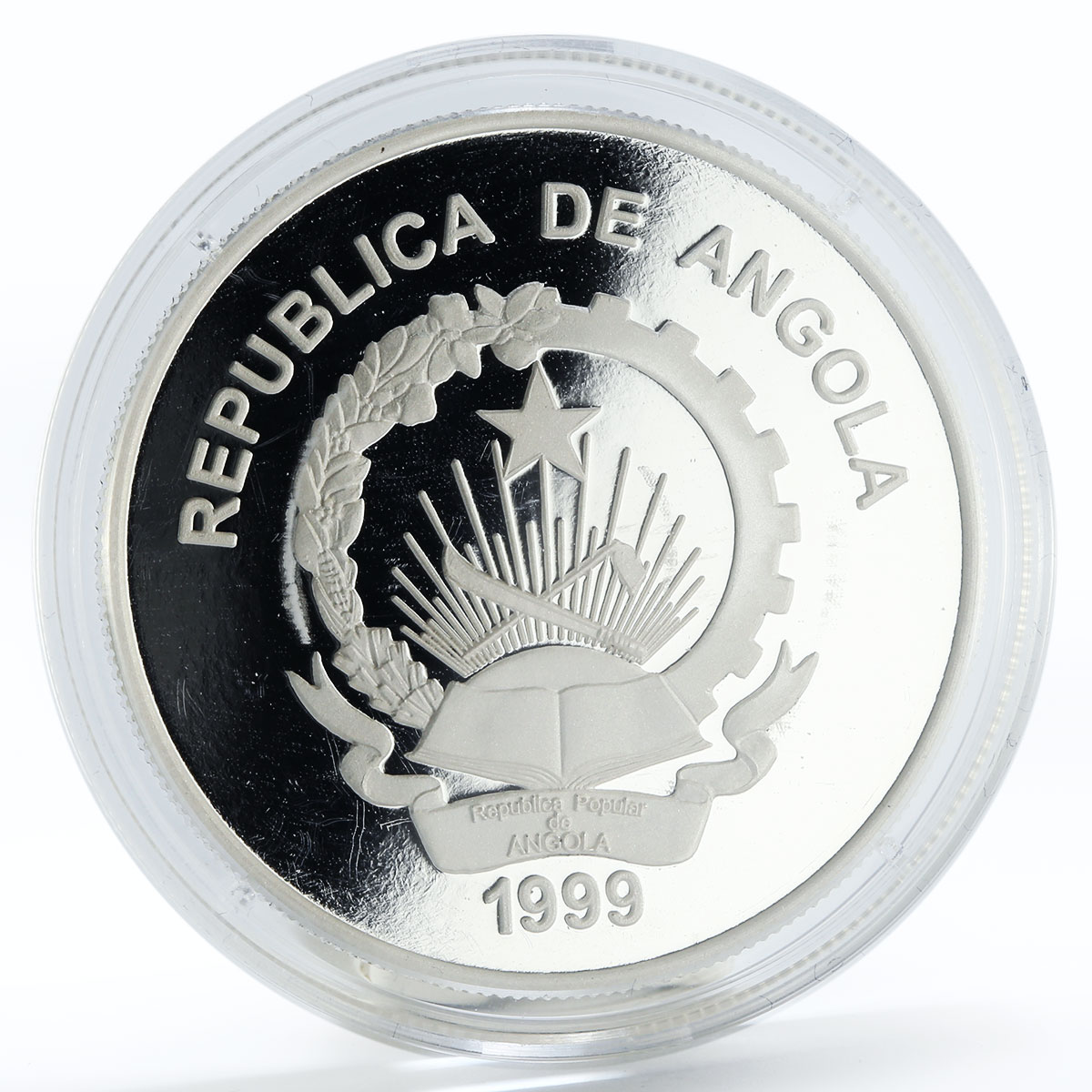 Angola 100 kwanzas Summer Olympics Sydney proof silver coin 1999