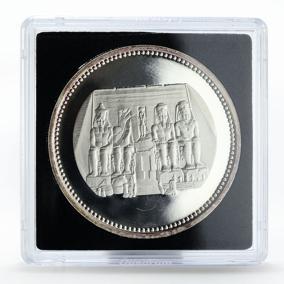 Egypt 5 pounds Temple of Ramses II proof silver coin 1994