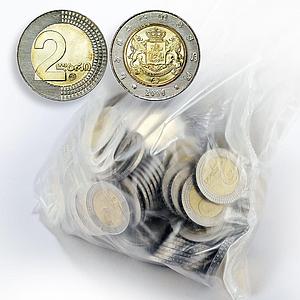 Georgia 2 lari 200 coins (400 lari) UNC coin 2006