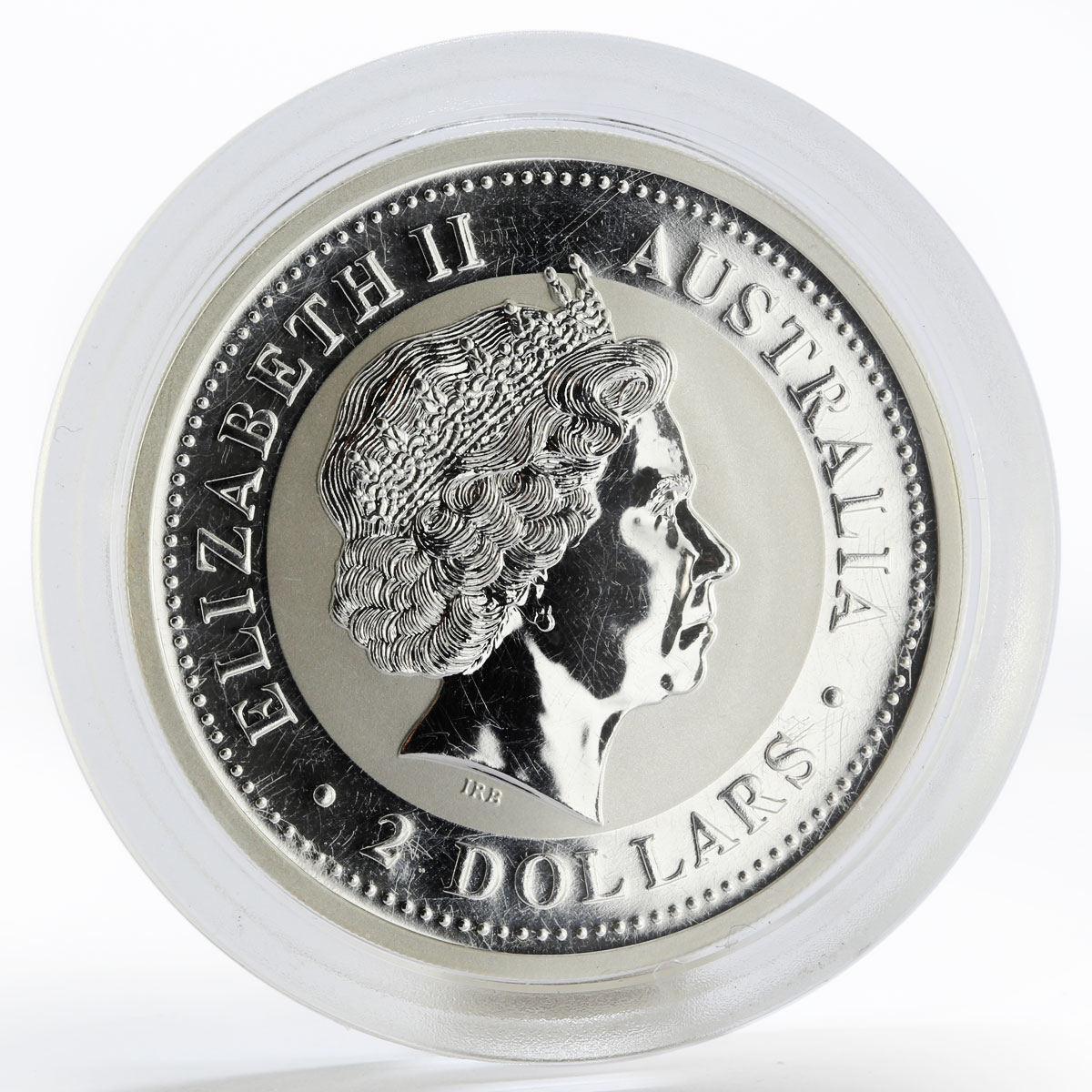Australia 2 dollars Kookaburra birds fauna silver coin 2oz 2006