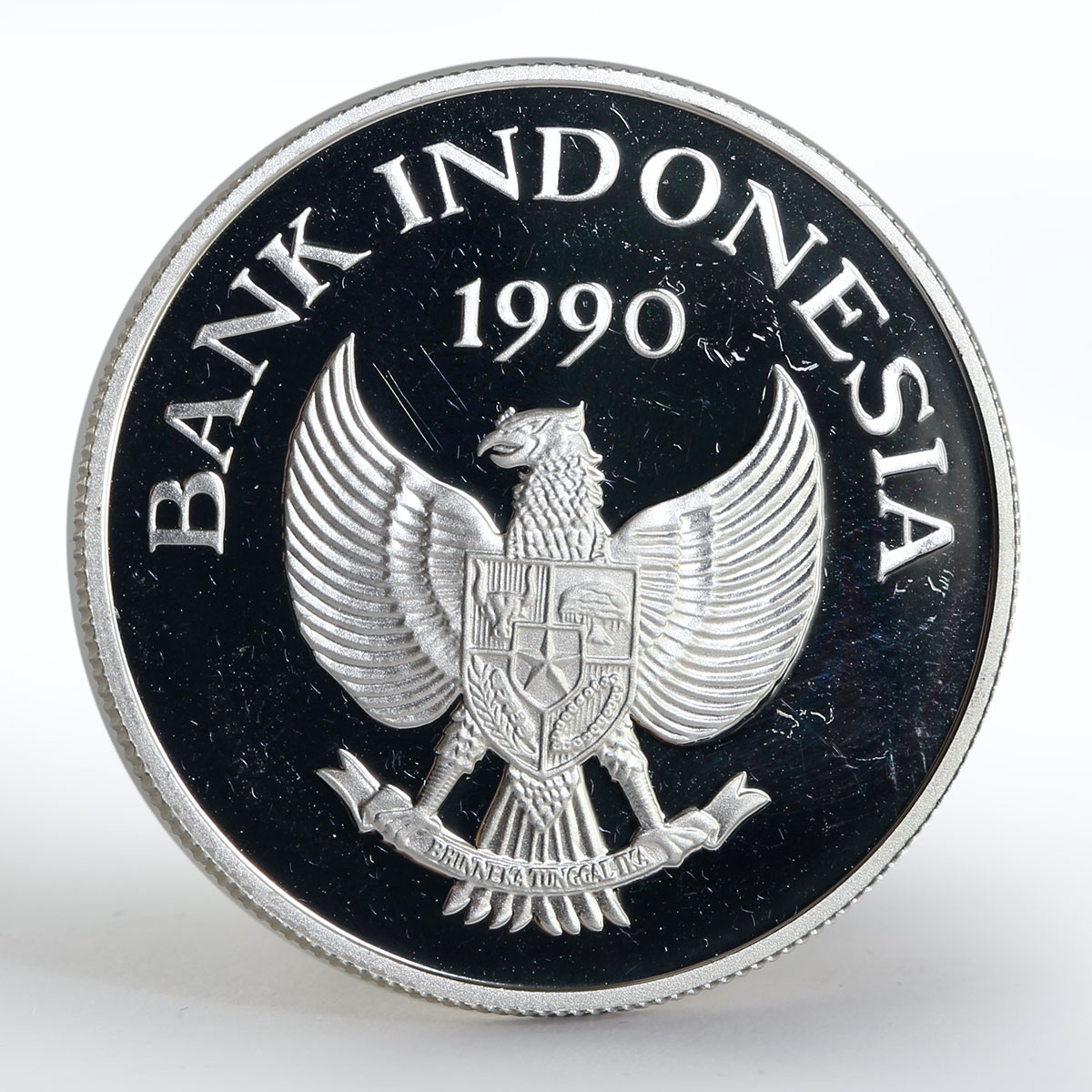 Indonesia 10 000 Rupiah Save the Children proof silver coin 1990