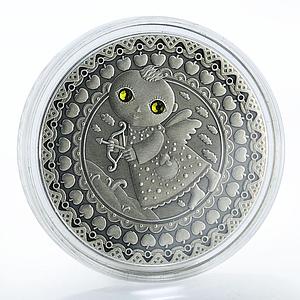 Belarus 20 rubles Zodiac Signs Sagittarius zircons silver coin 2009