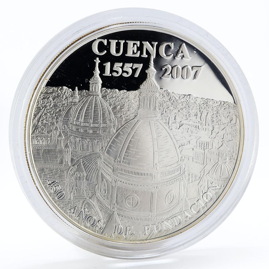 Ecuador 1 sucre Cathedral Of Cuenca proof silver coin 2007