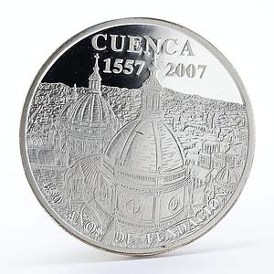 Ecuador 1 sucre Cathedral Of Cuenca proof silver coin 2007