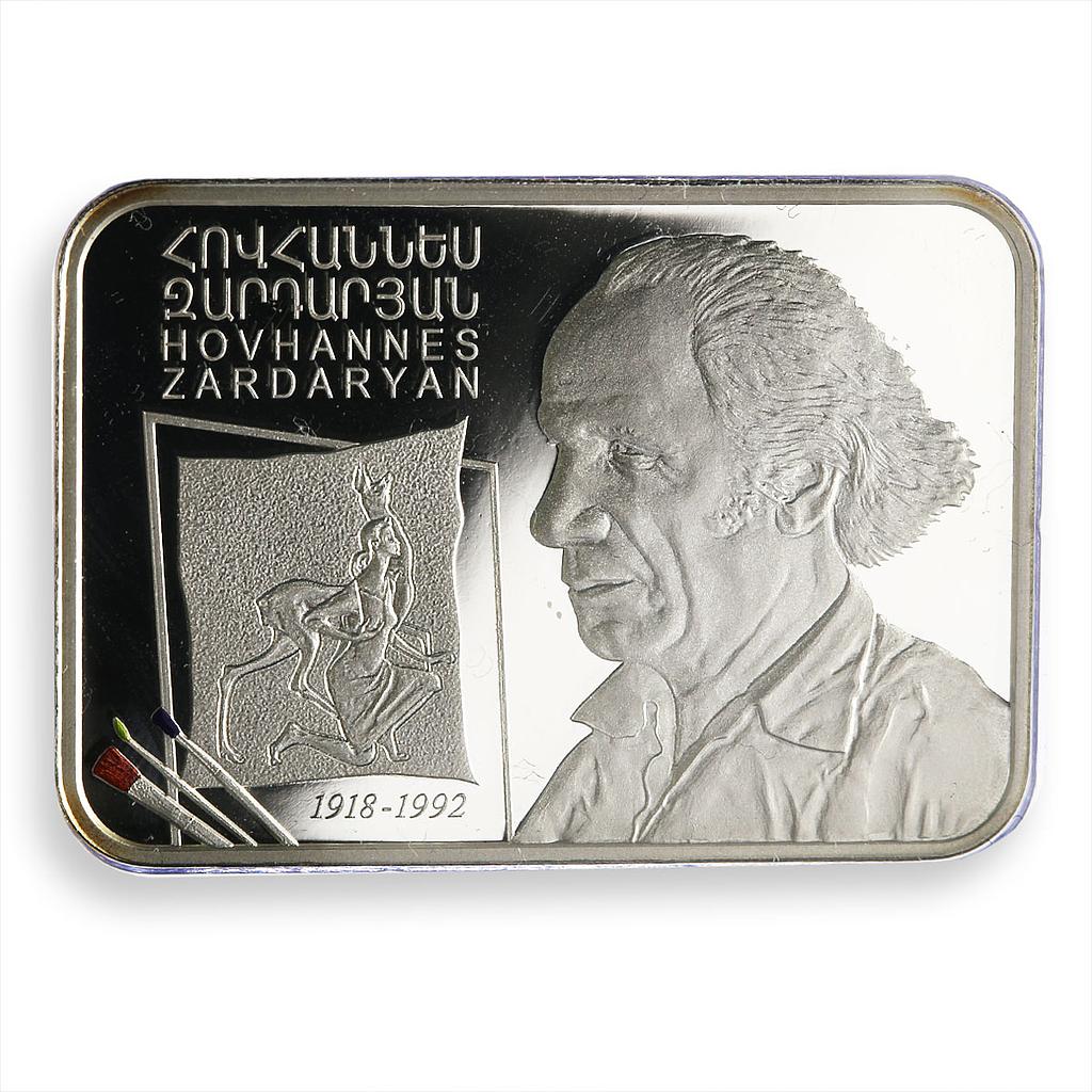 Armenia 100 drams Hovhannes Zardaryan 100th Birth Anniversary BU silver 2018