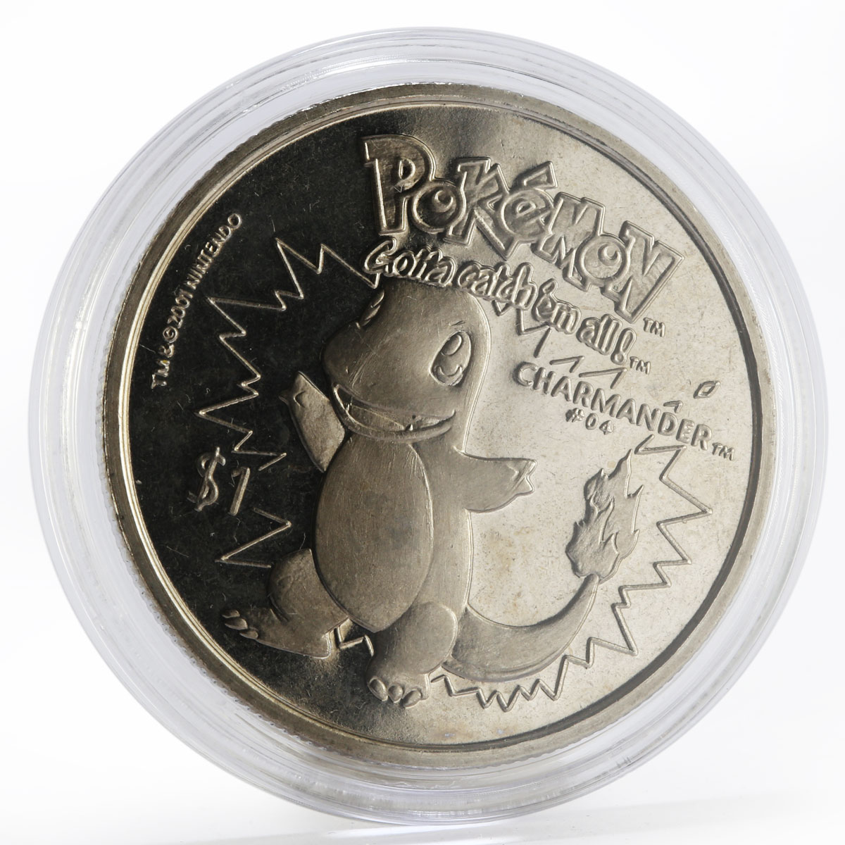 Niue 1 dollar Pokemon Charmander copper-nickel coin 2001