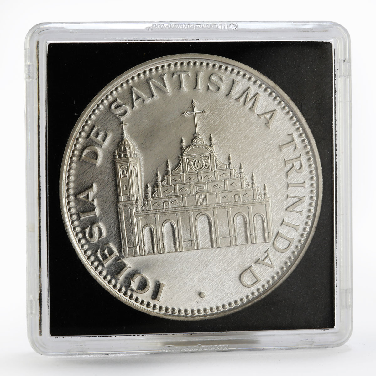 Paraguay 150 guaranies Holy Trinity Church silver coin 1975