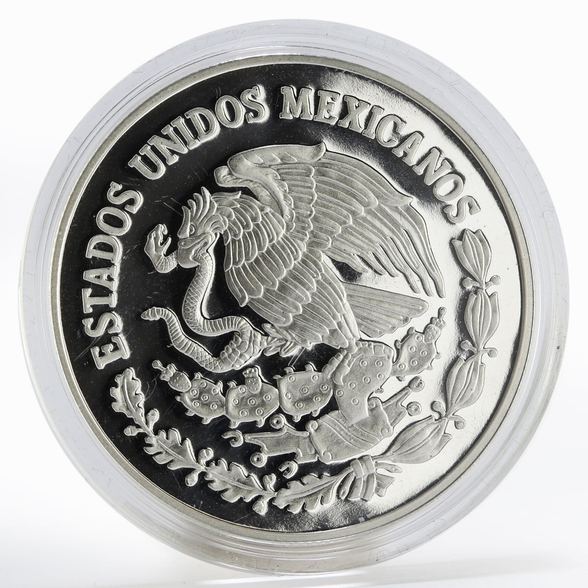 Mexico 5 pesos World Cup Soccer Games FIFA Player proof silver coin 2006