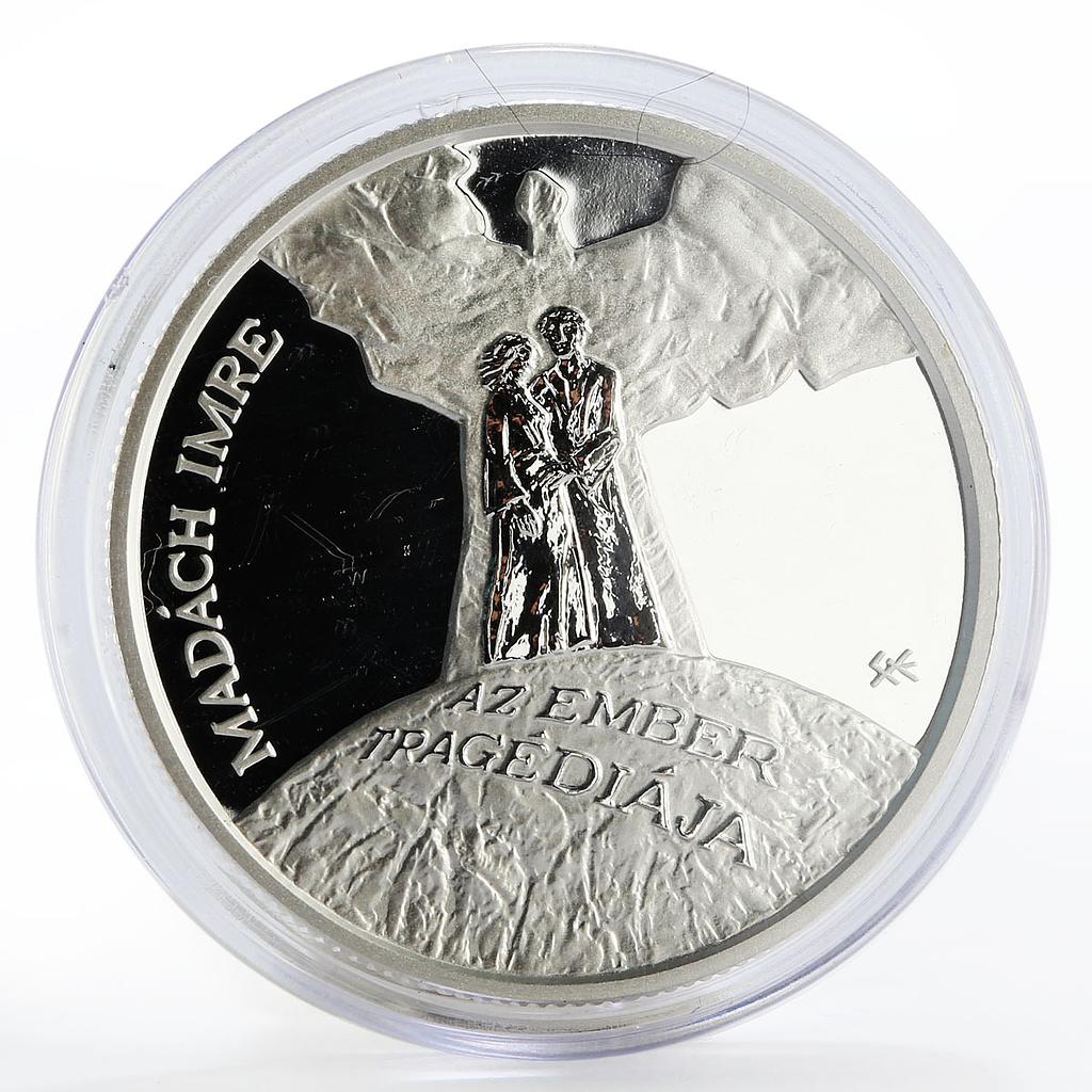 Hungary 3000 forint Imre Madach's The Tragedy of Man proof silver coin 2012