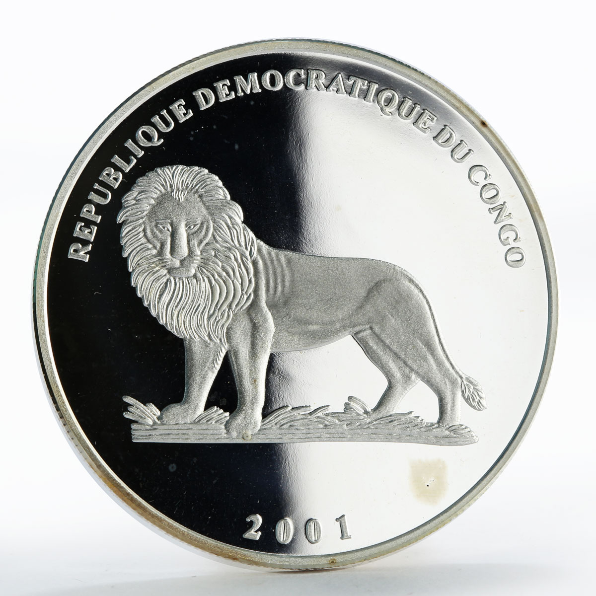 Congo 10 francs Ship Cutty Sark silver proof coin 2001