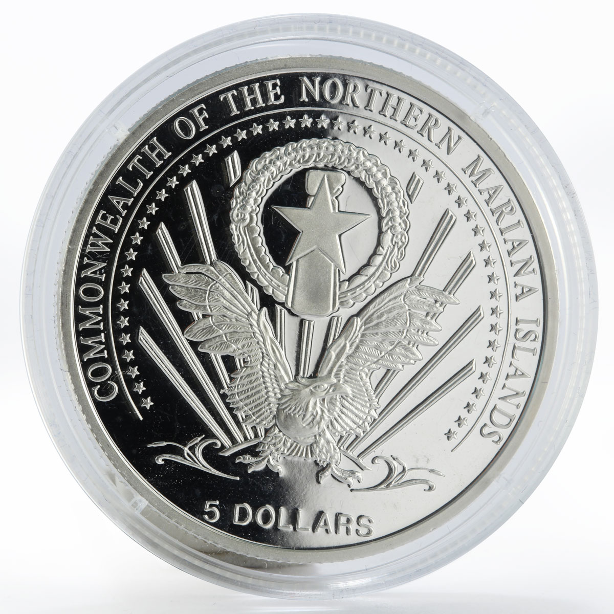 Mariana Islands 5 dollars Sport Games of Monreal 1976 coin 2004